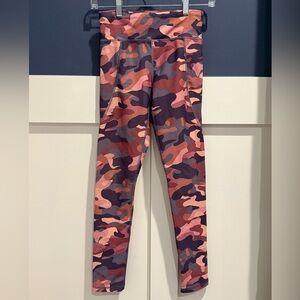 Old Navy Kids Camouflage Leggings - Pink and Purple size L 10-12